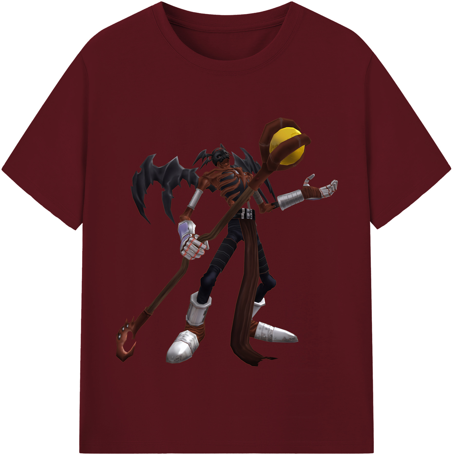 （画像用） Digimon デジタルモンスター/デジモン 綿100％半袖Tシャツ（フロントプリント）